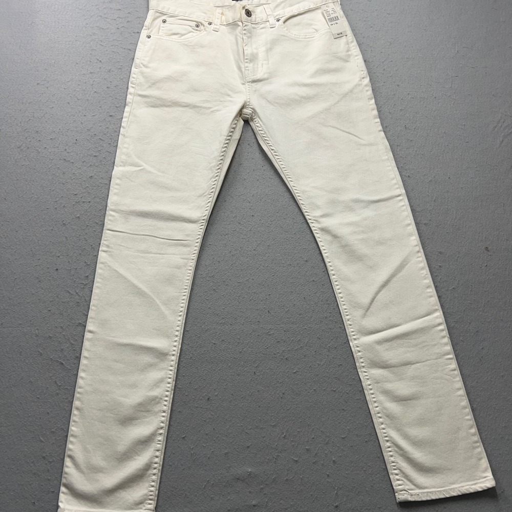 Bullhead Skinny Jeans Mens 31x32 White Denim PacSun Pants NWT 1207